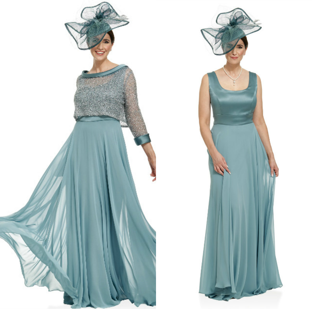 

Modest Joyceyoungcollections Scoop 3/4 Long Sleeve Mother Of The Bride Dress With Jacket Tulle Mother Dress Formal Evening Gowns