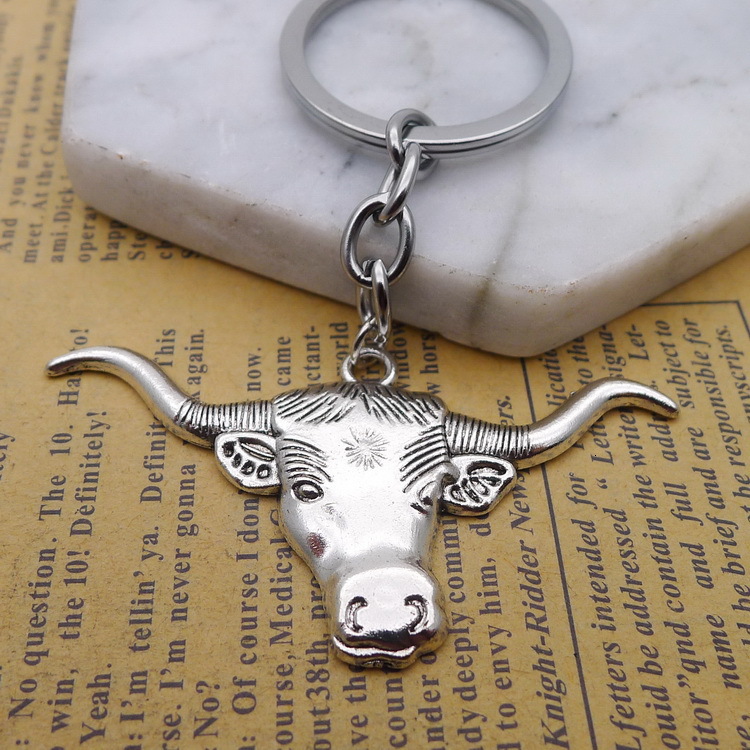 

Alloy Tuba Oxhead Key Pendant Buckle Ancient Silver Ornaments Parts