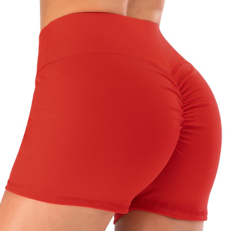 

Summer Women running yoga Shorts High Waist Gym Workout Shorts Athletic fitness clothing Scrunch BuBooty sport
