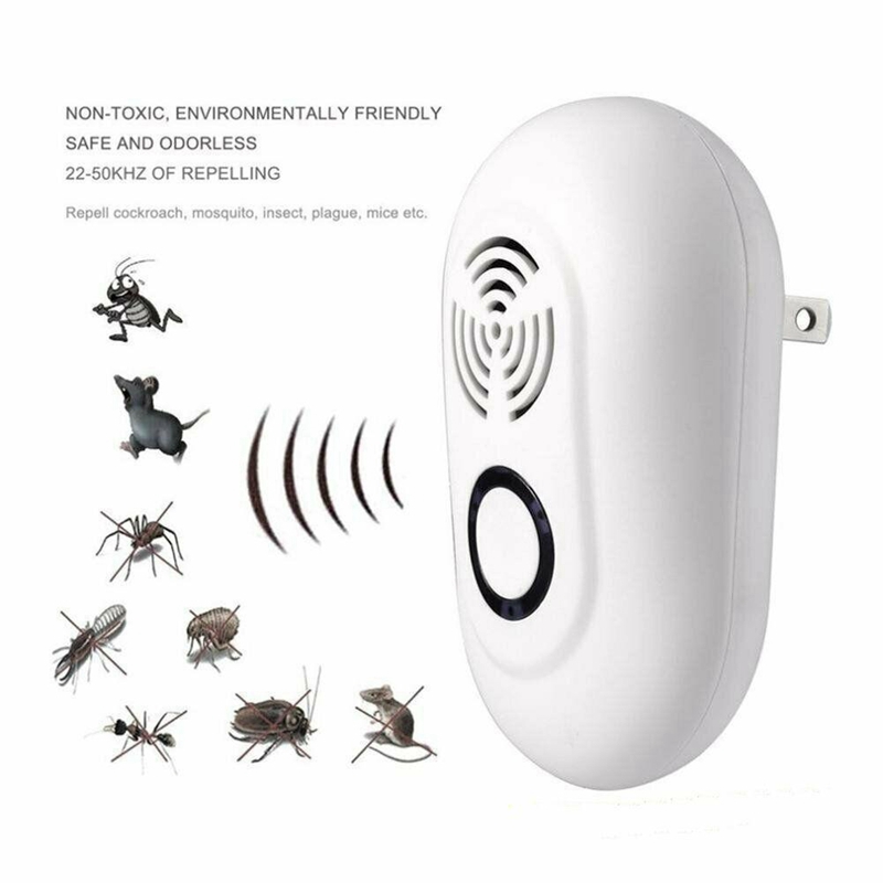 

Ultrasonic Electrical Mosquito Repeller Pest Reject Repellent Indoor Cockroach Trap Mosquito Killer Pest Control 220V EU/US Plug VT1690