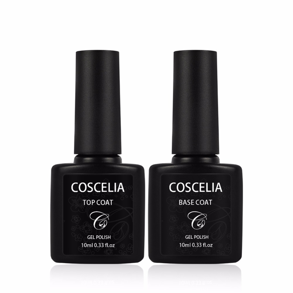

Non-Cleansing Top&Base Coat Matte Topcoat Nail Art Tips 10ml Soak off Base Coat Foundation Without Sticky Layer No Wipe Top, B base gel