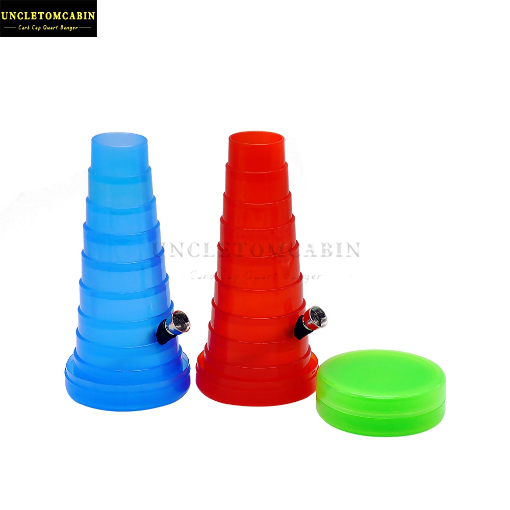 

Smoking Stretch Tower Shisha Pocket collapsible Bong Water Pipe Travel Hookah Kit Portable Wholesale