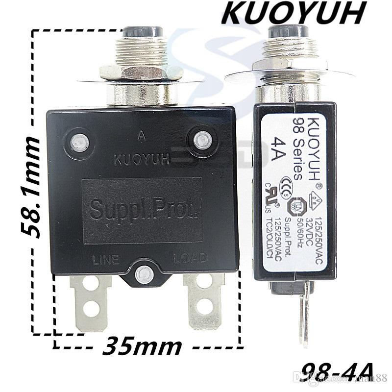 Circuit Breakers Taiwan KUOYUH 98 Series-4A Overcurrent Protector Overload Switch-image-498051112