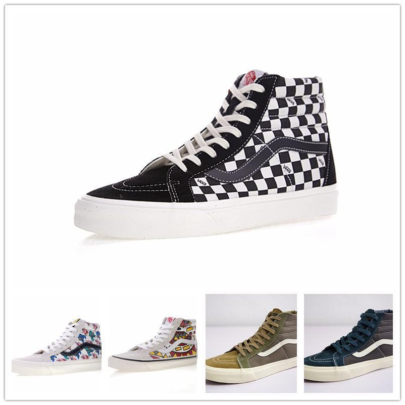 vans high top mujer negro