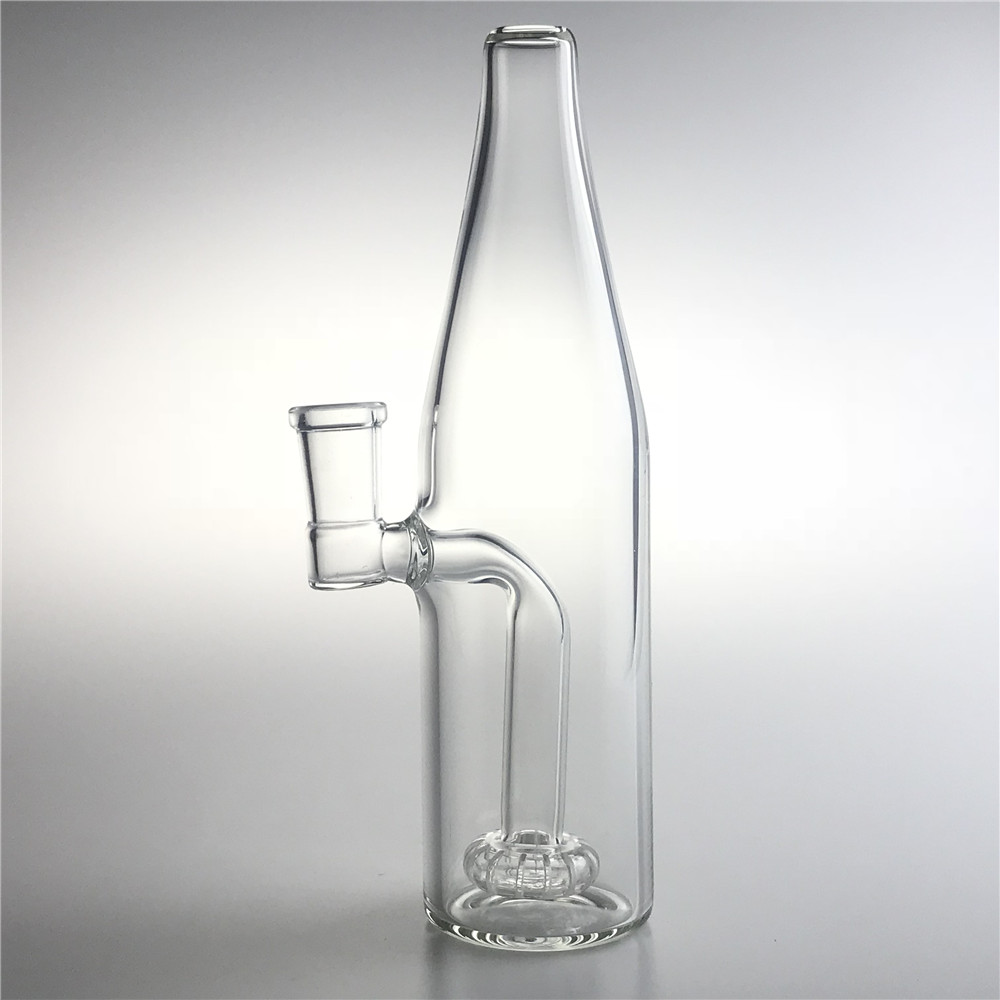 

7.5 Inch Medium Glass Bong Water Pipes with Hookah 14mm Female Clear Thick Recycler Beaker Heady Oil Rigs Bongs Filter Smoking Pipe