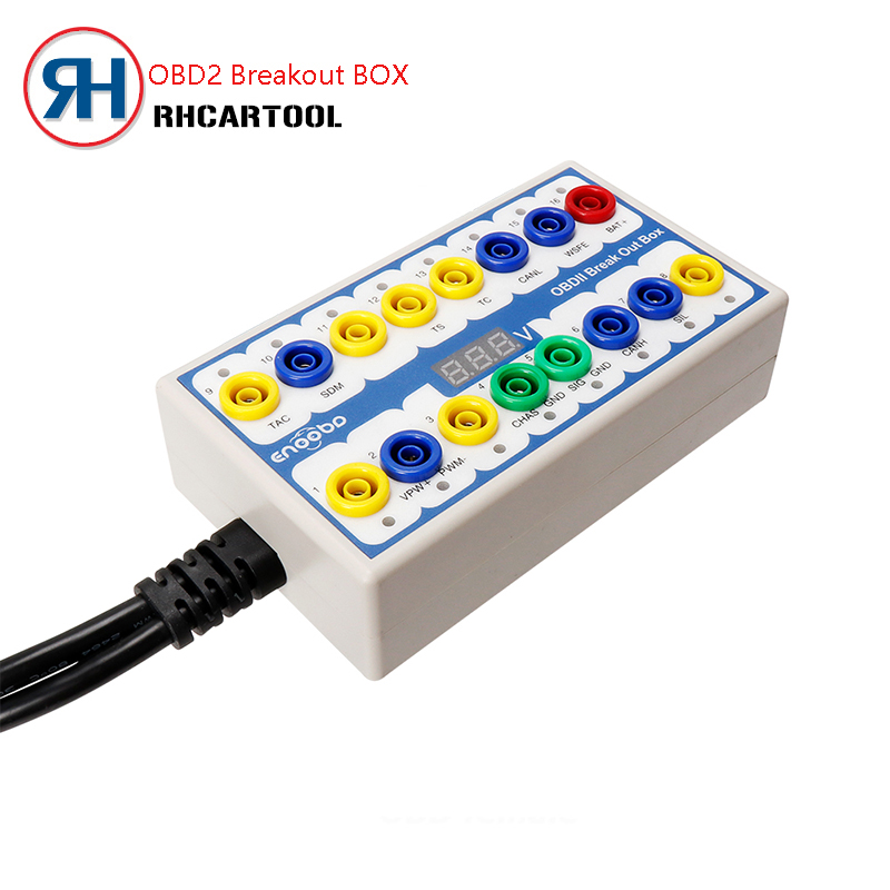 OBD2 PROFESSIONNEL Auto Voiture Auto OBD 2 BOÎTE DE BAILLE OBD2 BASE DE BREAKOUT DÉTECTEUR DE DIAGNOSTIC DE DIAGNOSTIC DE DÉTECTEUR DE DÉTECTEUR