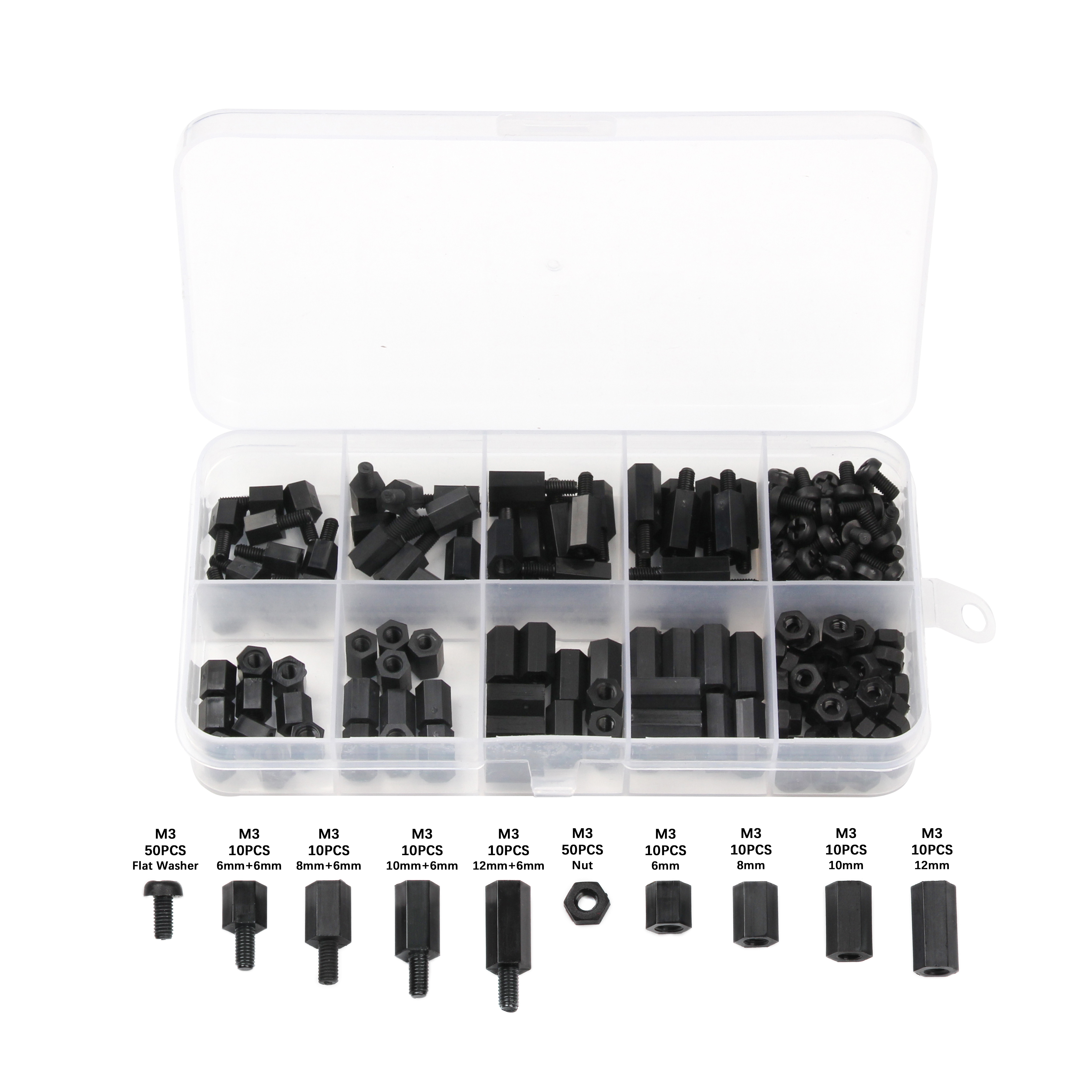 10Pcs M3 X Männlich Weiblich Messing Hexagonal Pillars Abstandsschraube 45+6mm