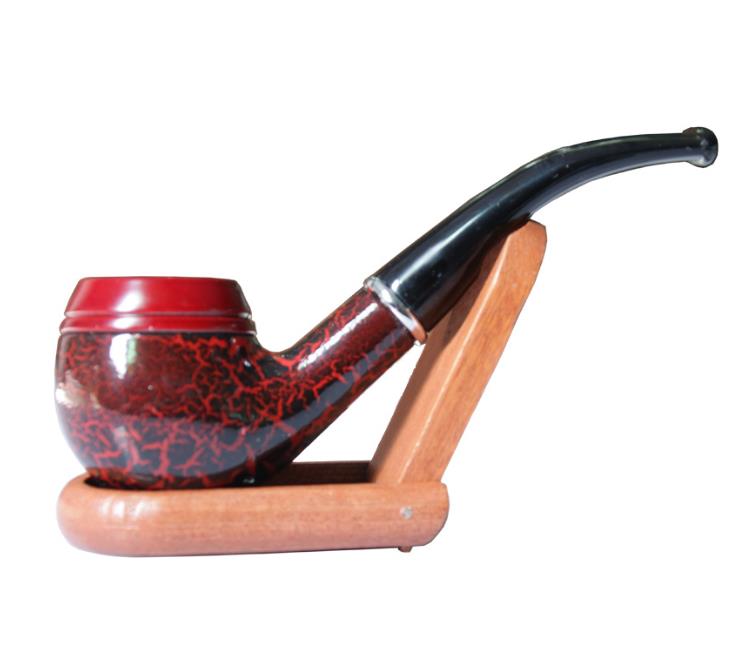 

New Crack Short Resin Pipe Length 140 MM Retail Packaging Pipe and Tobacco Fittings