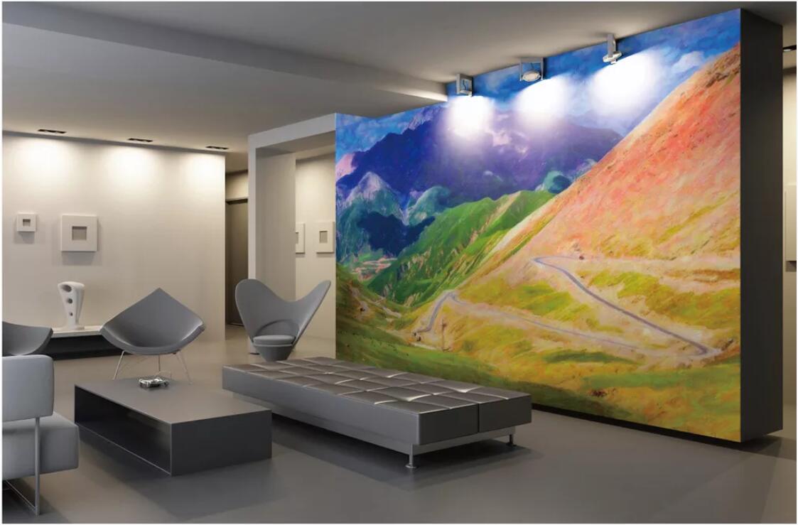 

3d room wallpaper custom photo mural Nordic style fresh watercolor European living room bedroom wall wallpaper for walls 3 d, Non-woven fabric