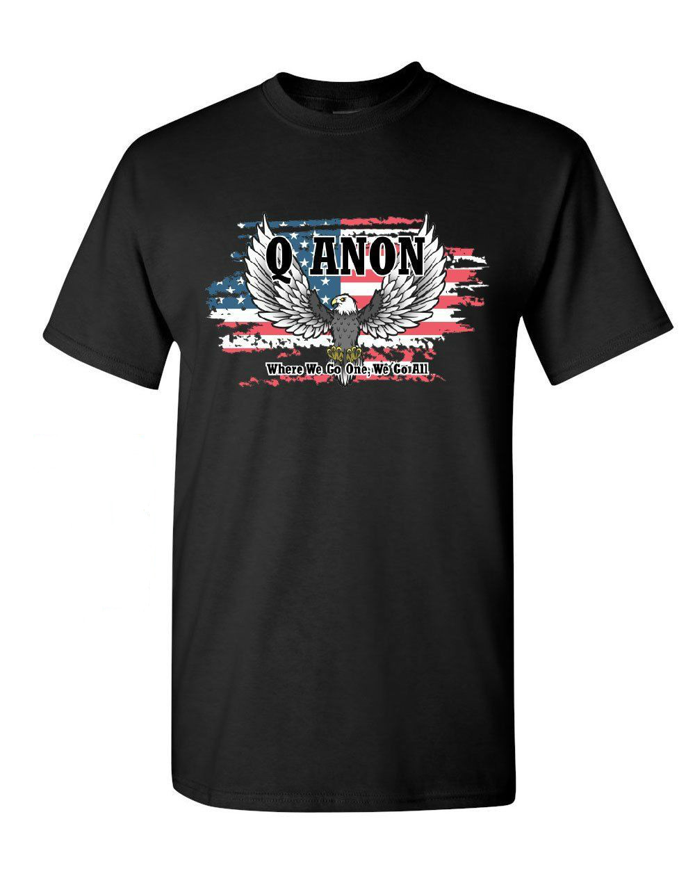 QAnon American Flag Eagle Boys Cotton Long Sleeve Tshirt