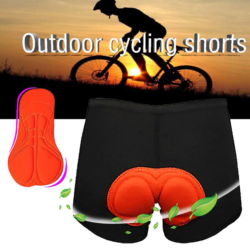 

3D Padded Cycling Short Bicycle Underwear Shorts For Men MTB shorts Outdoor, Black
