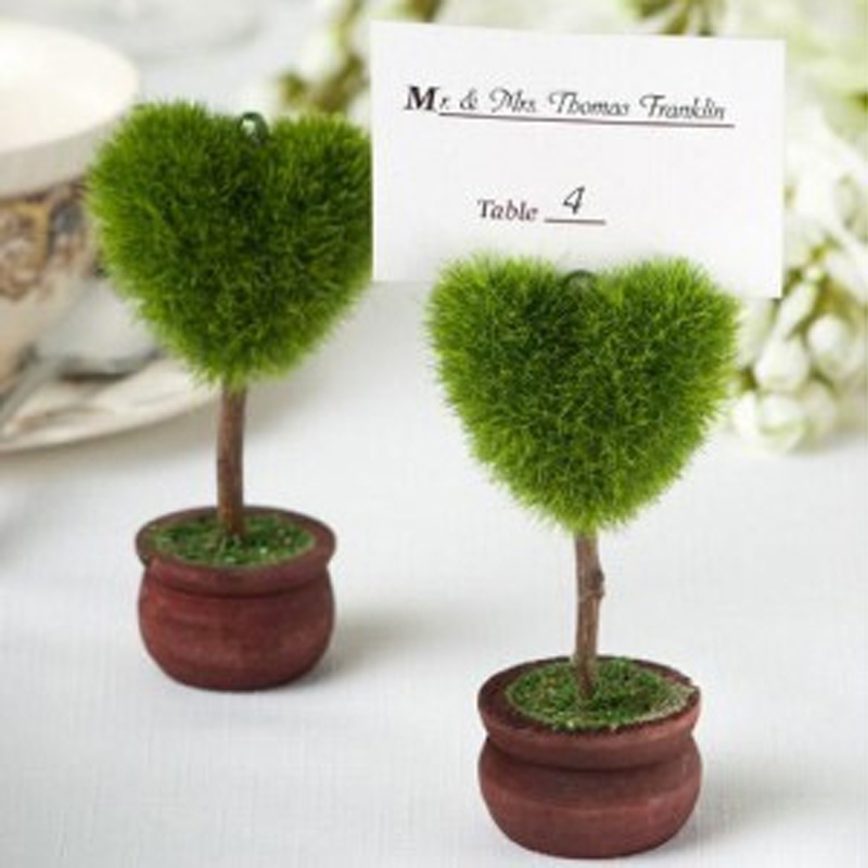 

20pcs/lot Party Favors Wedding Gifts Personalized Seat Clip Heart Tree Street Lamp Presents For Baby Shower Guest Giveaways