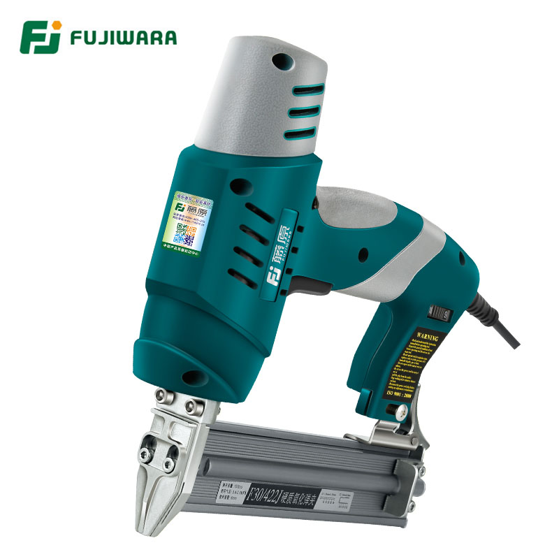 

FUJIWARA Electric Nail Gun Single-use/Double-use Nail Stapler 422J Nails F30 Straight Gun Woodworking Tools