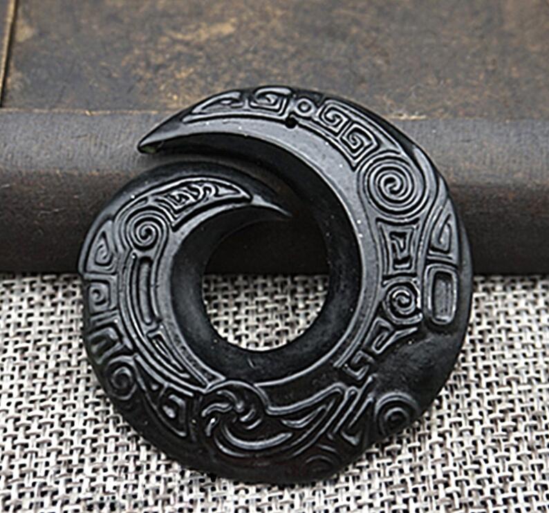 Chinese old wa shi Stone Inkstone with Exquisite carving Dragon and Phoenix