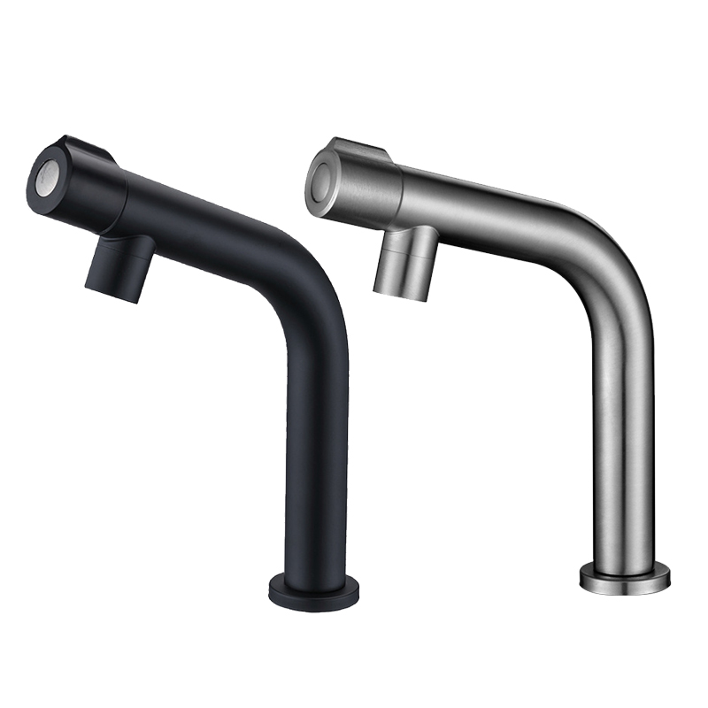 2019 Bathroom Basin Faucet Stainless Steel Sink Faucet Single Cold