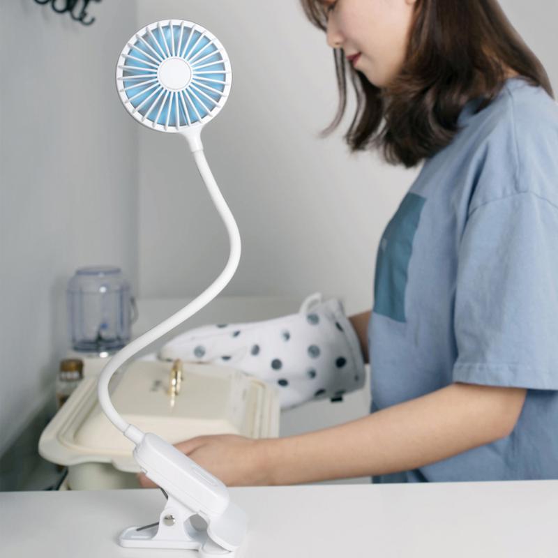

Mini Fan Electric Portable Hold Fans USB Charging Silent Fans Multifunctional Small Household Electrical Desktop Clip Fan