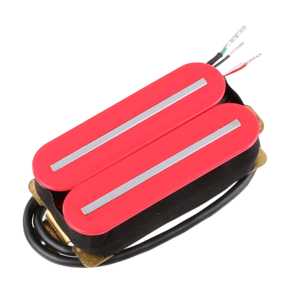 

A Pair Of Pickups Copper Base For Electric Guitar Parts Accessories - Red