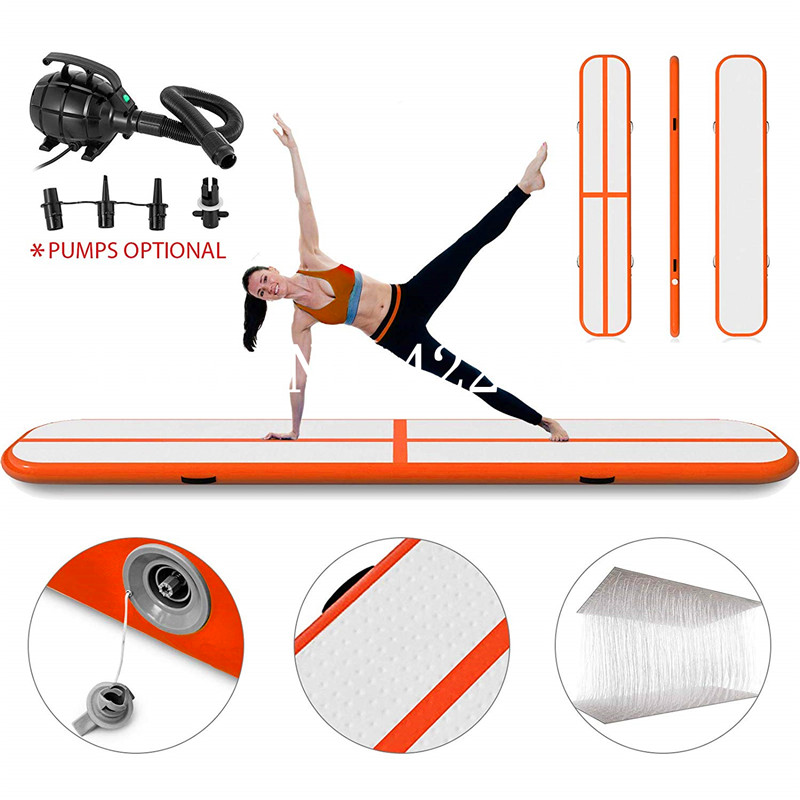 

artrack 5*0.5*0.2m gymnastics inflatable air balance beam, practice training track tumbling mat