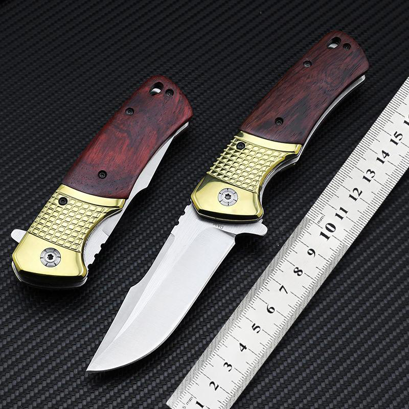 

DA96 Knives Tactical Hunting Knife Camping Outdoor Survival Knife Folding Blade Hardened 440C 58HRC Portable Pocket EDC Tool Fast open