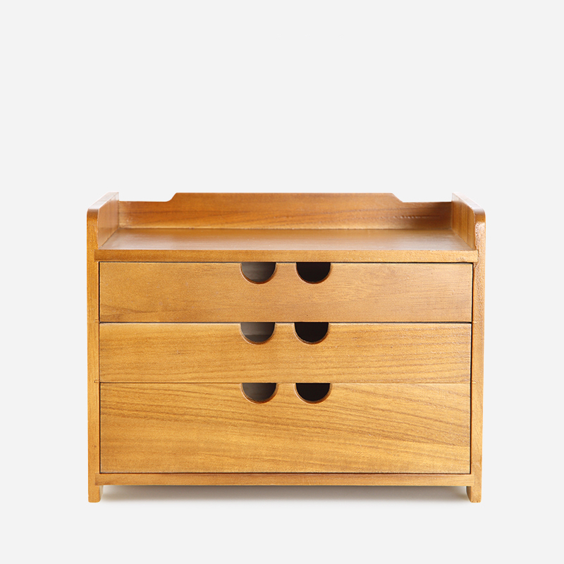

free shipping Wooden desk storage drawer debris cosmetic tool box jewelry retro style office Creative Home storage cabinet