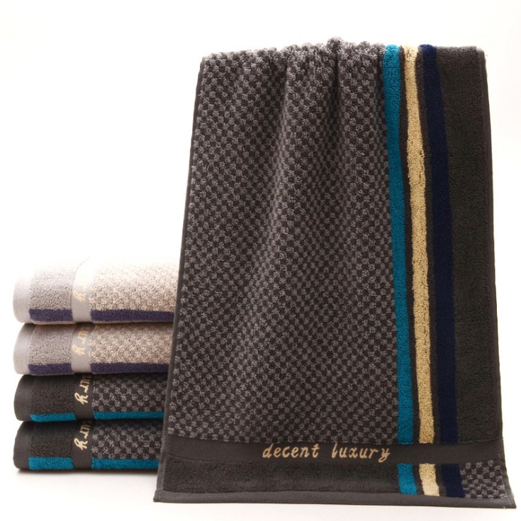 

2pcs Face Towels 100% Cotton Gym Towel Sport Men Hand Towels Bathroom Gift 35X75cm toalha de banho, Multi color