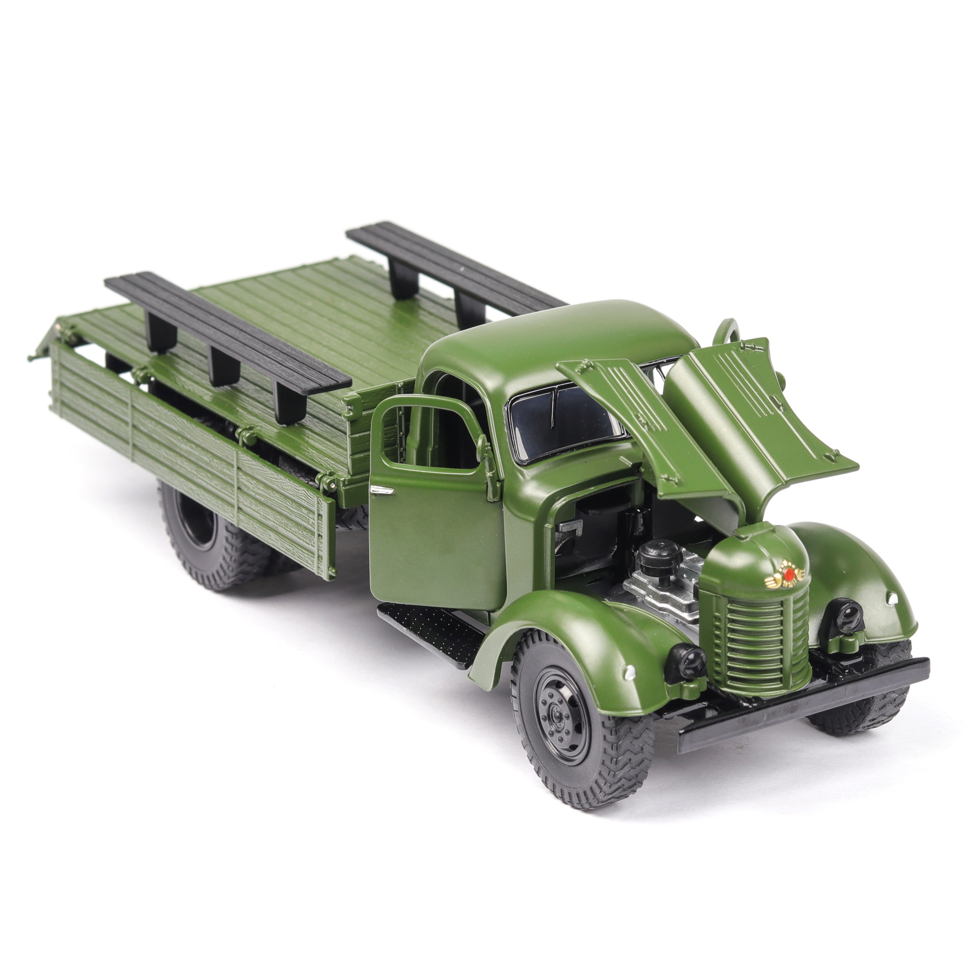 

(Boxed) military truck models car models ornaments ca10 simulation model toy car model sound and light open mixed batch