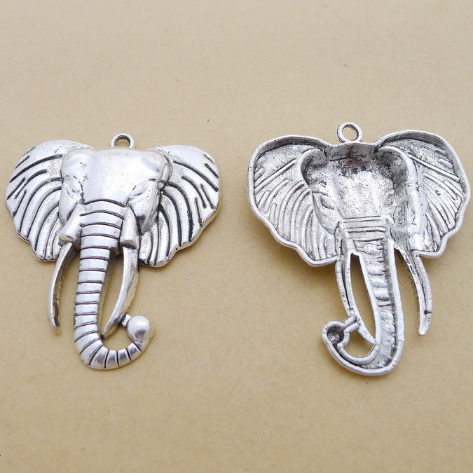 

A2290 Ancient Silver 50/ Package Alloy Elephant Ornaments Parts Diy Ornaments Parts 10.8 g