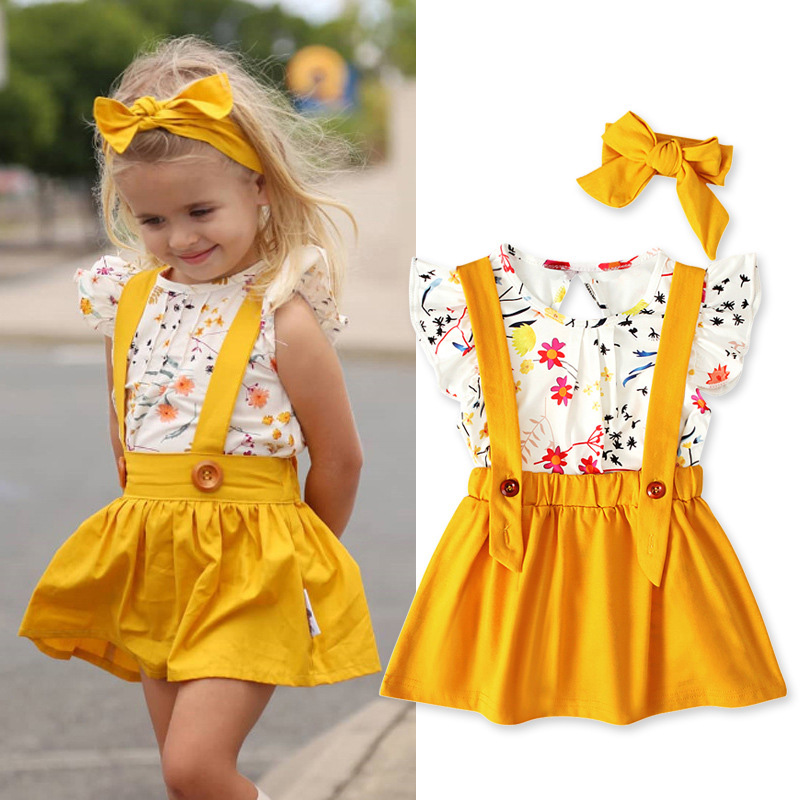 yellow outfits for kids