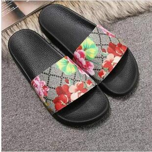 

Men Women Slide Sandals Designer Shoes Luxury Slide Summer Fashion Wide Flat Slippery With Thick Sandals Slipper Flip Flops size 35-44 01, Green