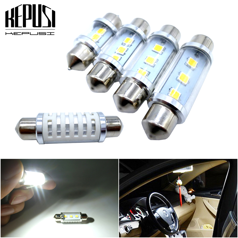 

2x Canbus LED Bulb C5W LED Lamp Number License Plate Light For W169 W203 W208 W209 W210 W211 W212 6000K White, As pic