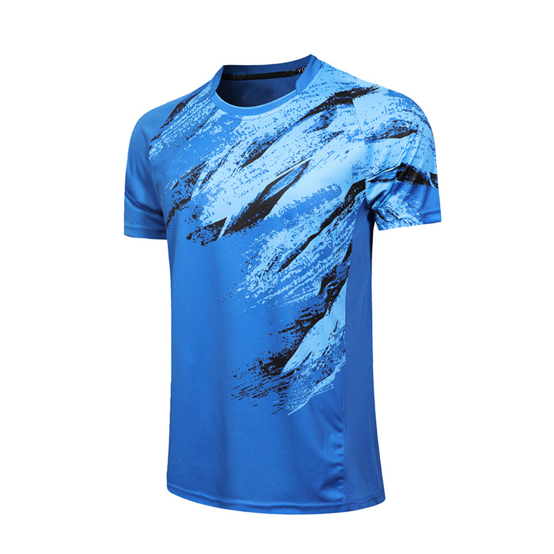 Men Blue A Shirt