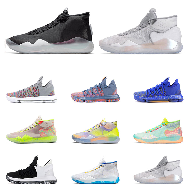 

Hot Sale KD 10 12 Men Basketball Athletic shoes Wolf Grey UNIVERSITY RED EYBL 90S KID BLACK WHITE Trainers Sports Sneaker Size7-12