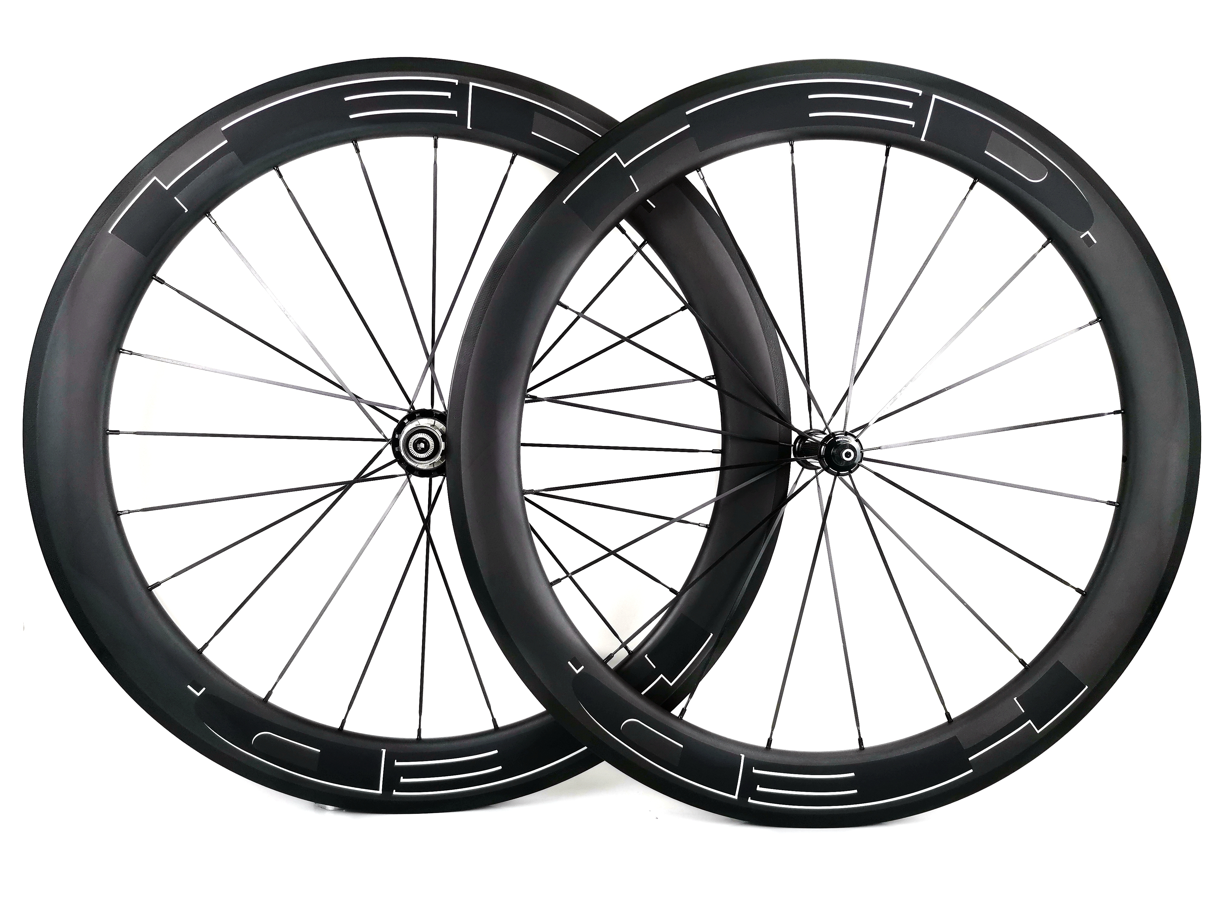 

700C 60mm depth Road carbon wheels 25mm width Road bike clincher/tubular carbon wheelset U-shape rim UD matte finish U shape rim