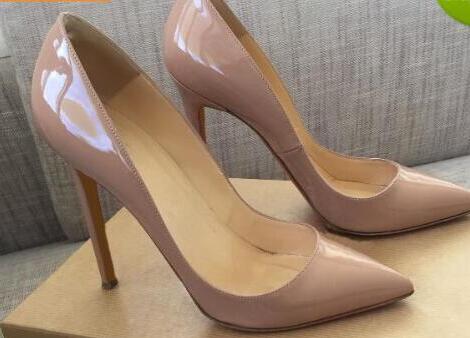 

Hot Sales Women Red Bottom Pumps Patent leather Pigalle Heels WOMEN Wedding shoes Pointed toe fine heels Sexy Woman High heels Dress 33-45