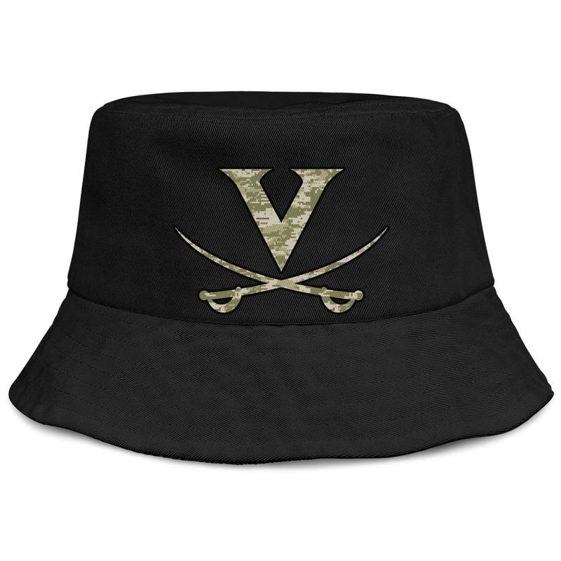 

Fashion Virginia Cavaliers Basketball camouflage logo Unisex Foldable Bucket Hat Yourself Classic Fisherman Beach Visor Sells Bowler Cap, Blue;gray