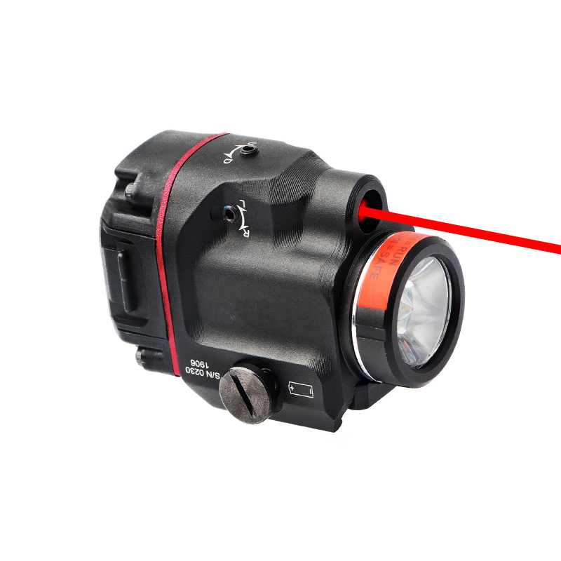 

Tactical LED Flashlight laser light combo pistol gun weapons For Hunting
