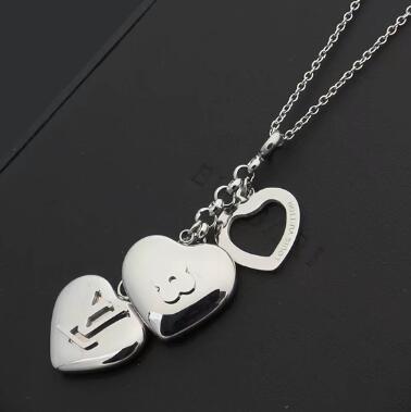 18/" Silver Swarovski Element Crystal Heart Infinity Pendant Necklace Gift Box F9