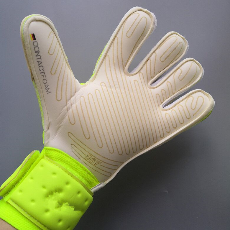 

Goalkeeper gloves thicken latex cut soccer Goalie luvas Non-slip Professional GK football equipment supplier size 8 9 10, Black white