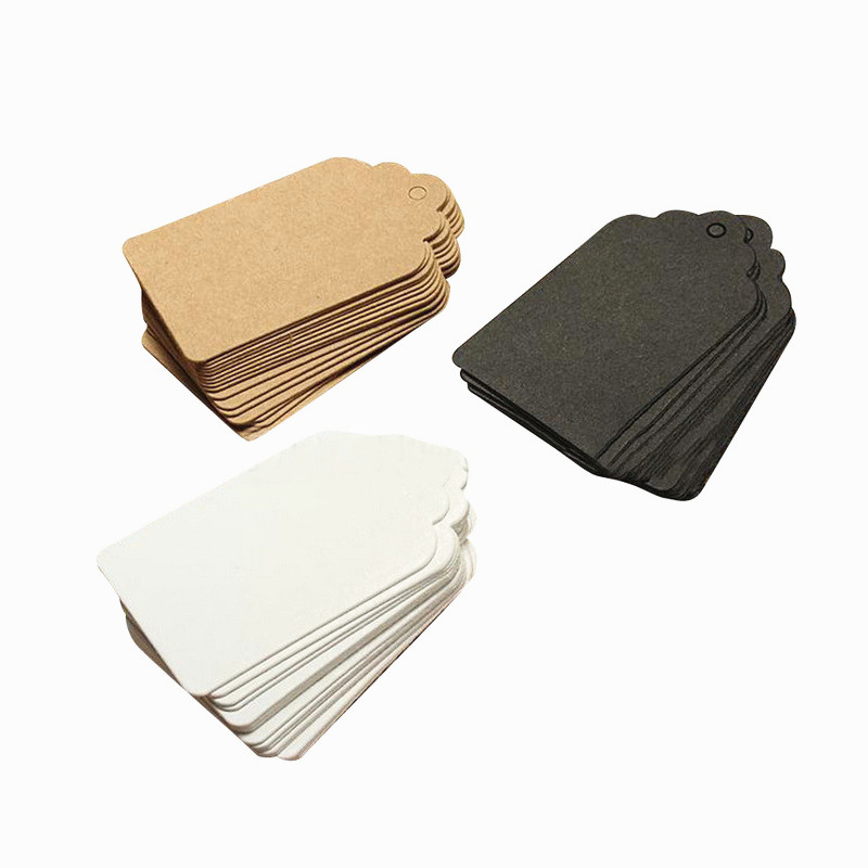 

100Pcs Kraft Paper Hand Made Tag With Love for DIY Gift Box Tag Candy Cupcake Thank You Tags/Handmade Favors Name Brand