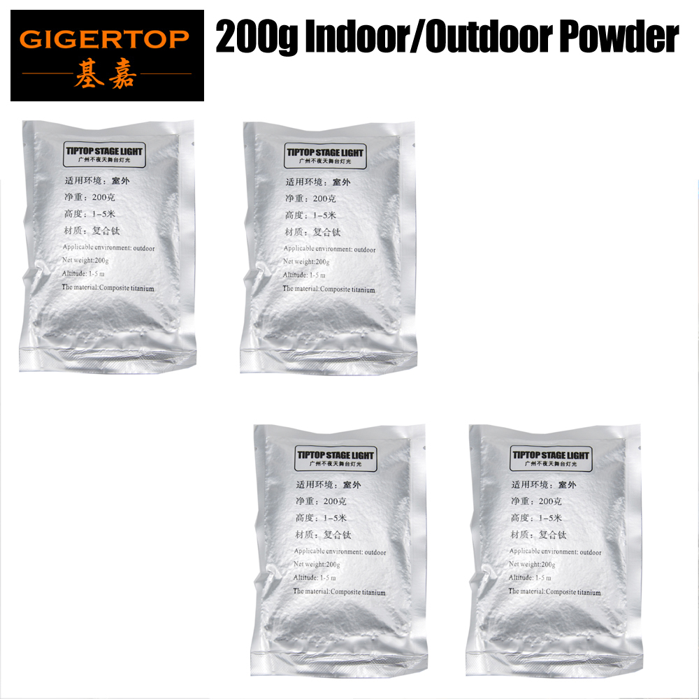 

4 Bag Cold Spark Fountain Machines Powder Gray Color No Hot No Fire Safe Fireworks Powder China Supplier TIPTOP Stage Light