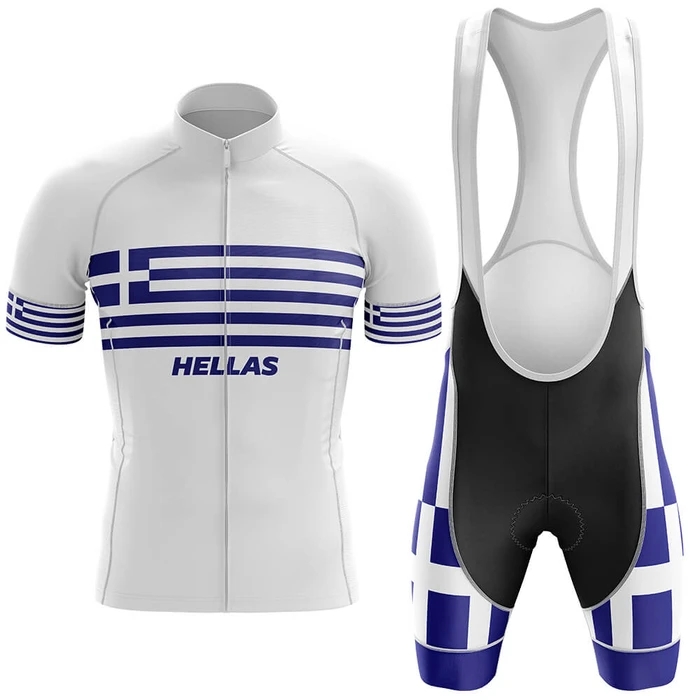 

2021 Hellas Cycling Jersey Set Summer Mountain Bike Clothing Pro Bicycle Cycling Jersey Sportswear Suit Maillot Ropa Ciclismo, Black;red