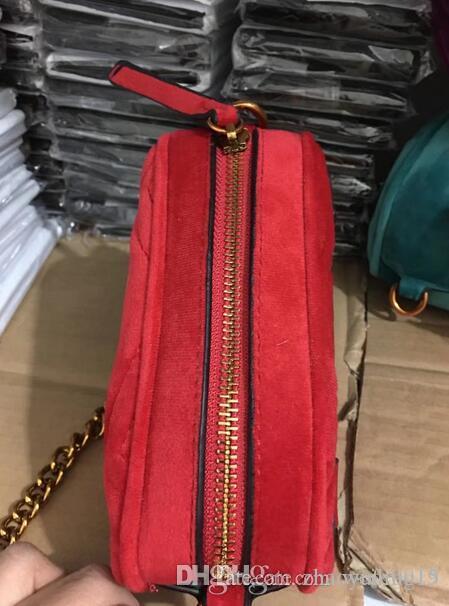 

freeship Autumn And Winter stlye Most popul luxury handbags women bag designer mini messenger bags feminina velvet girl waist bag Hot, Multi