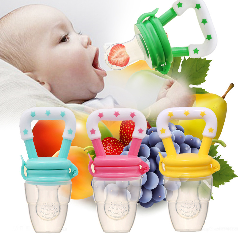

Silicone Baby Pacifiers Fruits & Vegetables Fun Bite Gags Teether Soother Nipples Gift Baby Care