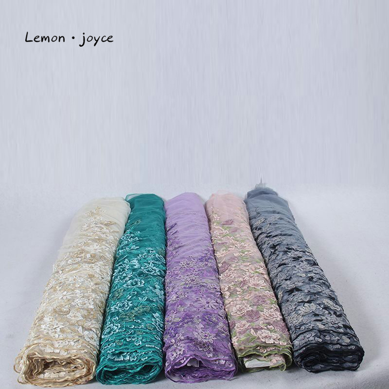 

African Lace Fabrics Nigerian Tulle Lace Fabric For Wedding Dress 2020 High Quality Embroidery Beaded French Net