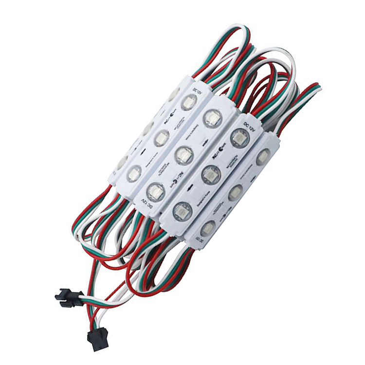 

WS 2811 Injection IC Led Pixel Module Light for sign letters screen SMD 5050 RGB Dream Color DC12V Waterproof WS2811 Point Addressable Light
