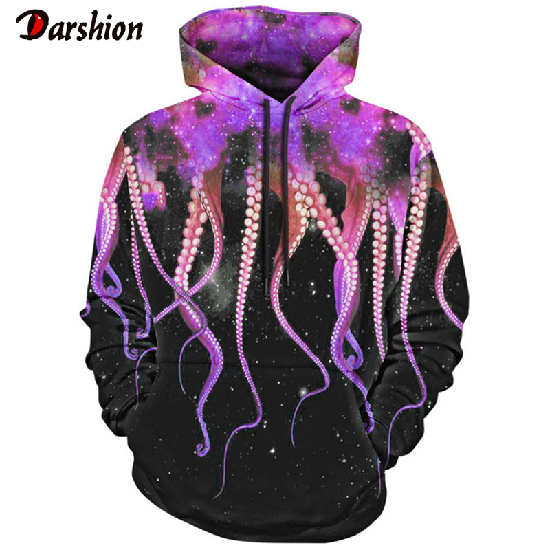 

2020 New Men's Hoodies Sweatshirt 3D Print Hoodies Funny Animal Printed Sweatshirt Fashion Sportwear Tops, T6