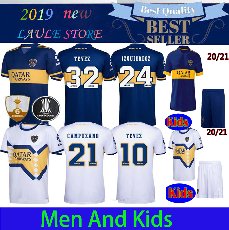 

2020 2021 Boca Juniors soccer Jersey Home Away 20 21 Boca Juniors TEVEZ MARADONA MOURA ABILA REYNOSO DE ROSSI JRS sports football shirt
