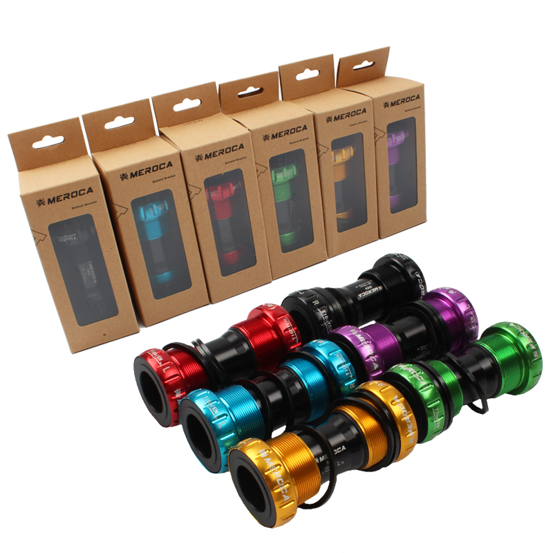 

68-73mm MTB Bottom Bracket Sealed Bearing 24mm Mountain Bicycle Central Axis Aluminium Alloy Road Bike Thread In BB Sets For SHIMANO SRAM