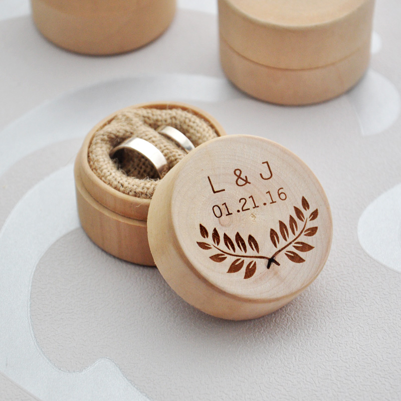 

Custom Ring Box Personalized Wedding Valentines Engagement Wooden Ring Bearer Box, Rustic Wedding Box Holder Wedding Faovr