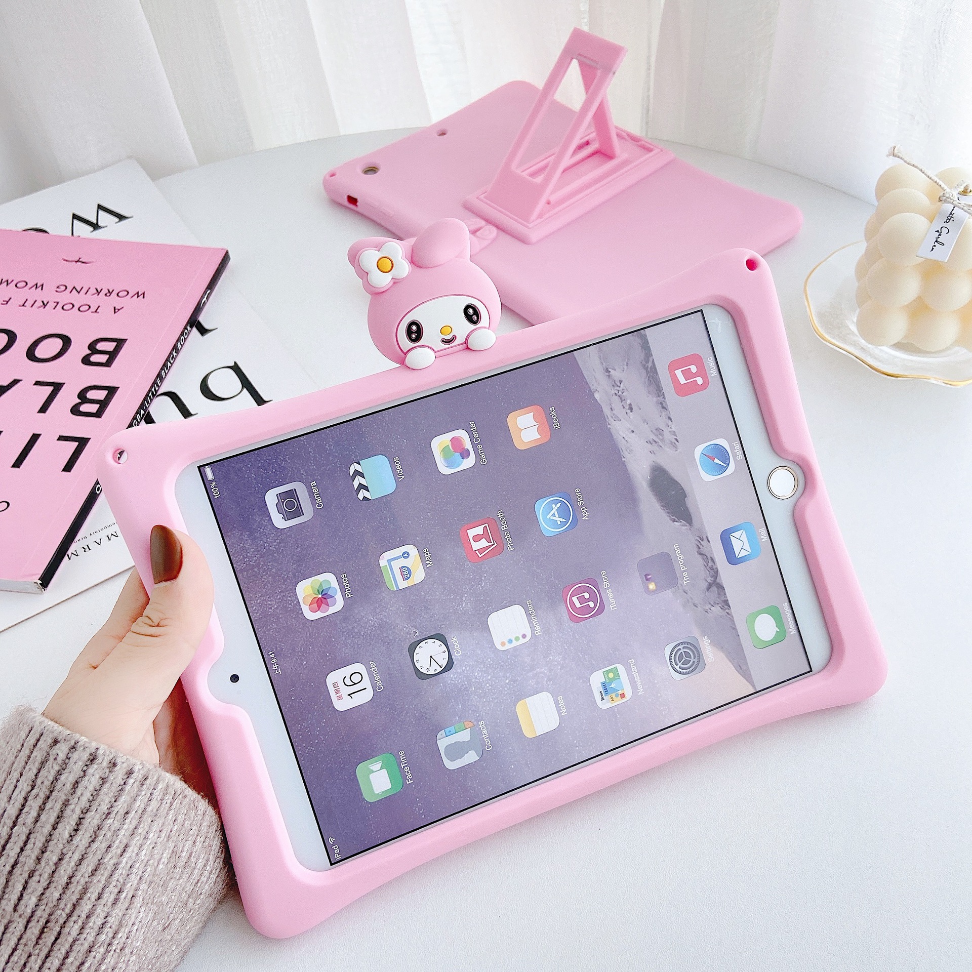 

Tablet Case Apple 2019 New 10.2-inch Ipad Protective Case Mini5 Children Air2 Silicone 2018 Cartoon Suitable for Mini2 Mini3 ipad case